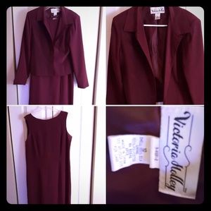 dress w matching jacket